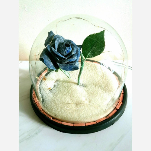 گل رز یخی برفی پیچیده انحصاری فروشگاه